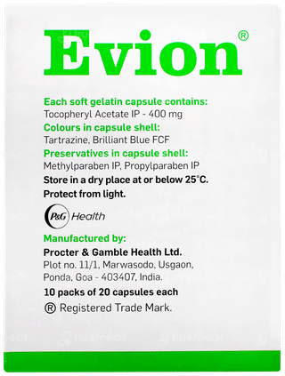 Evion 400 Capsule 20