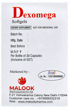 Dexomega Capsule 30