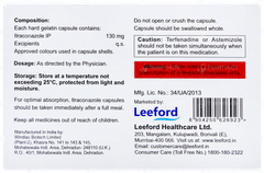 Itromed Sb 130 Capsule 10 Itromed Sb 130 Capsule 10