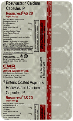 Rosucrest As 20 Capsule 10