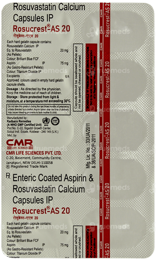Rosucrest As 20 Capsule 10