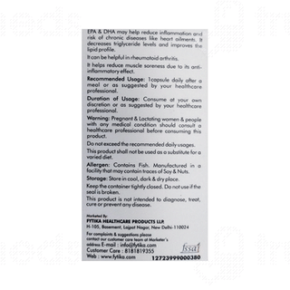 Fytika Omega 1000 Soft Gelatin  Capsule 60