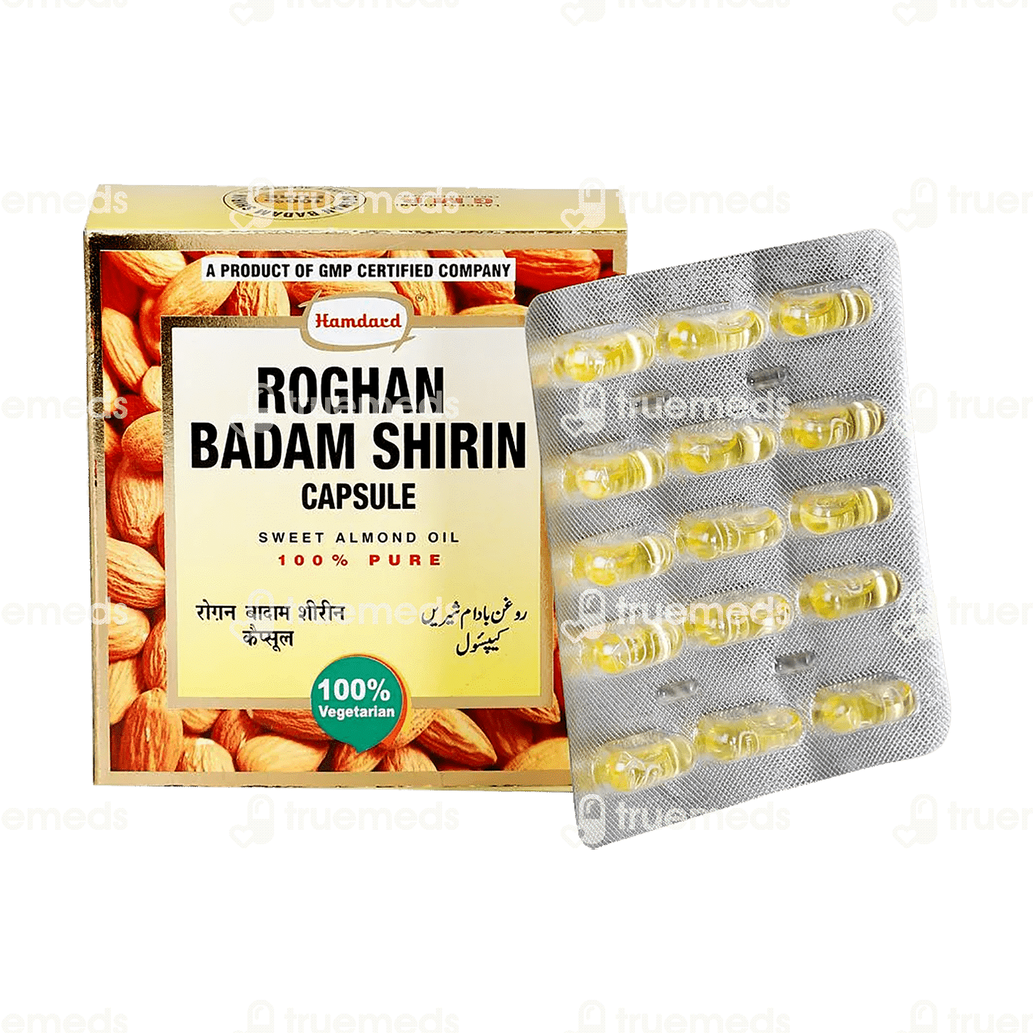 Hamdard Roghan Badam Shirin Capsule 15 - Uses, Side Effects, Dosage ...