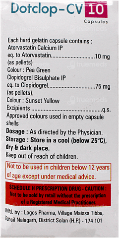 Dotclop Cv 10 MG Capsule 10 Dotclop Cv 10 MG Capsule 10