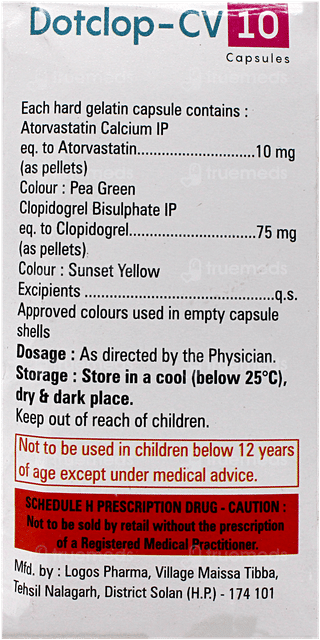 Dotclop Cv 10 MG Capsule 10