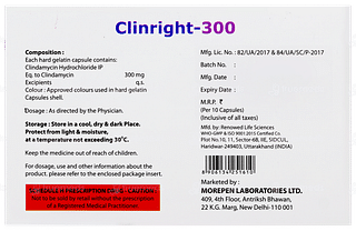 Clinright 300 Capsule 10