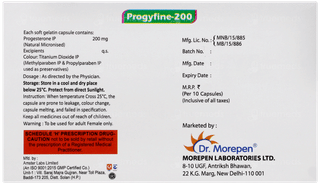 Progyfine 200 Capsule 10