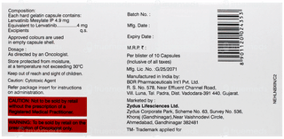 Lenced 4mg Capsule 10