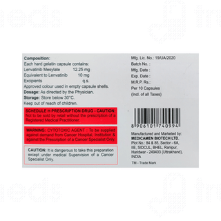 Lenvamed 10 MG Capsule 10