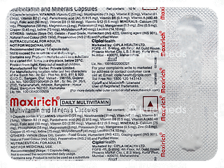 Maxirich Daily Multivitamin Capsule 10