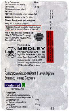 Pantomed L Capsule 10 Pantomed L Capsule 10