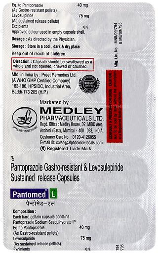 Pantomed L Capsule 10