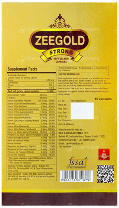 Zeegold Strong Capsule 15 Zeegold Strong Capsule 15