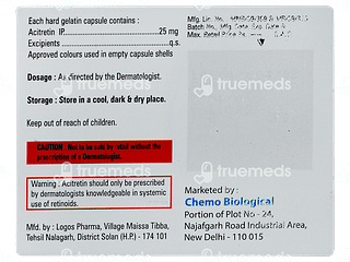 Valutret 25 MG Capsule 10