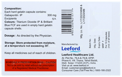 Gabanyl 300 Capsule 10 Gabanyl 300 Capsule 10