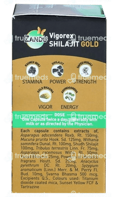 Zandu Vigorex Shilajit Gold Capsule 20 With 2 Free