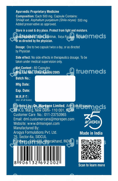 Dr Morepen Shilajit Capsule 60