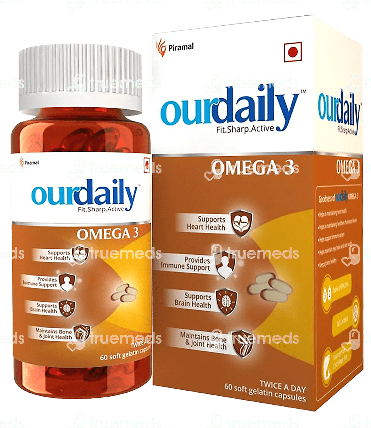 Ourdaily Omega 3 Soft Gelatin Capsule 60 Uses, Side Effects, Dosage