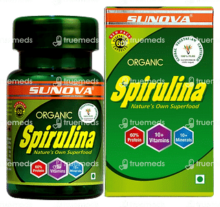 Sunova Organic Spirulina Capsule 60