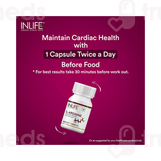 Inlife L Arginine 1000 Mg Capsule 60
