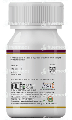 Inlife L Arginine 1000 MG Capsule 60