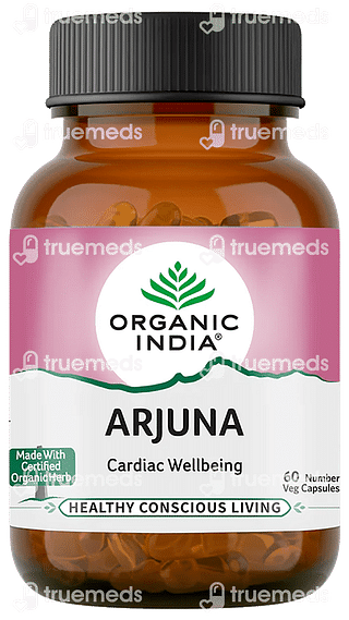 Organic India Arjuna Cardiac Wellbeing Veg Capsule 60