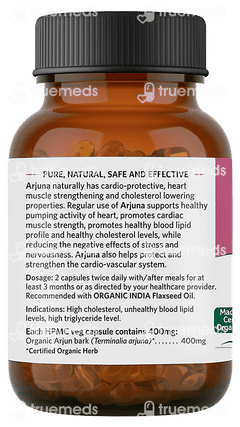 Organic India Arjuna Capsule 60