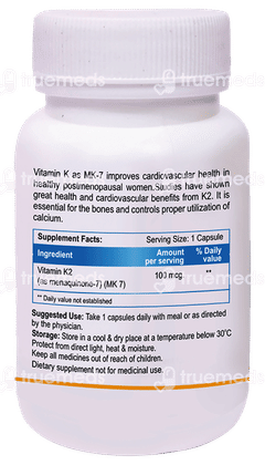 Biotrex Vitamin K2-7 100 MCG Capsule 60