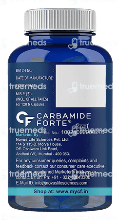 Carbamide Forte  Flaxseed Oil 1000 MG Cold Pressed Softgel Capsule 120