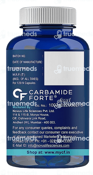 Carbamide Forte  Flaxseed Oil 1000 MG Cold Pressed Softgel Capsule 120