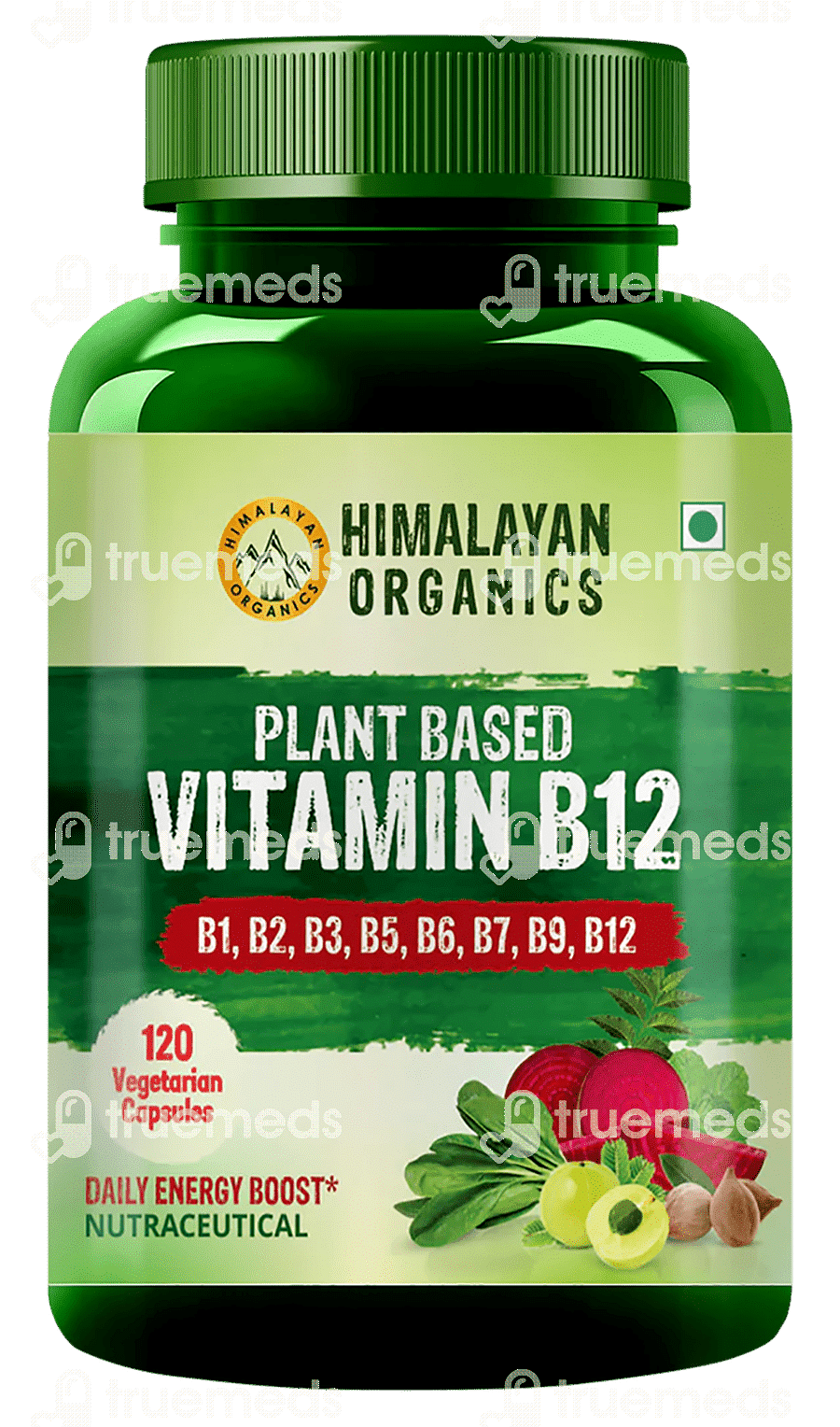 Himalayan Organics Vitamin B12 Vegetarian Capsule 120 - Uses, Side ...