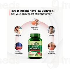 Himalayan Organics Vitamin B12 Vegetarian Capsule 120