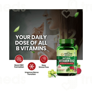 Himalayan Organics Vitamin B12 Vegetarian Capsule 120