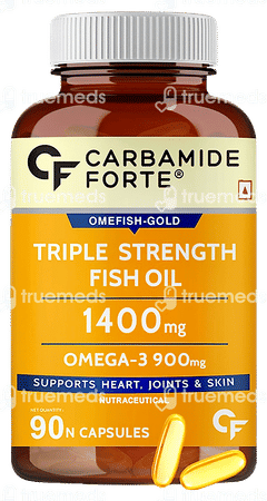 Carbamide Forte Triple Strength Fish Oil 1400mg Capsule 90