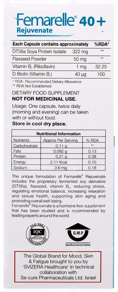 Femarelle 40 + Rejuvenate Capsule 15