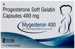 Mygesteron 400 Capsule 10 Mygesteron 400 Capsule 10