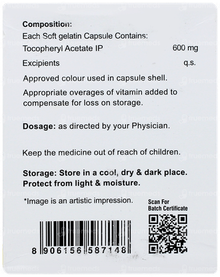 Evizone 600 Capsule 10