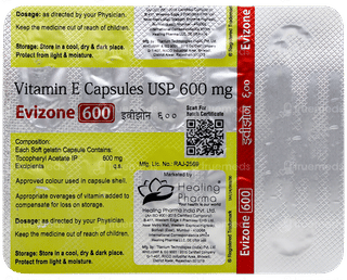 Evizone 600 Capsule 10