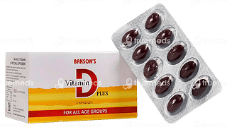 Baksons Vitamin D Plus Capsule 10