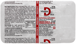 Baksons Vitamin D Plus Capsule 10