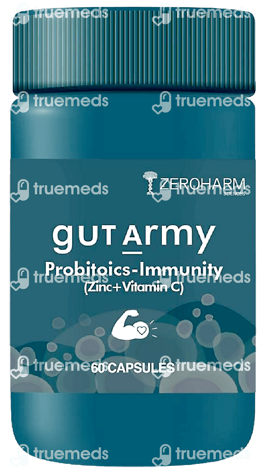 Zeroharm Sciences Gut Army Probiotics Immunity Vegetable Capsule 60