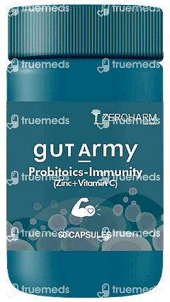 Zeroharm Sciences Gut Army Probiotics Immunity Vegetable Capsule 60