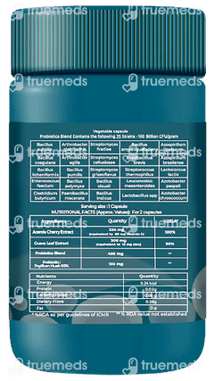 Zeroharm Sciences Gut Army Probiotics Immunity Capsule 60