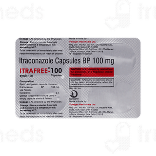 Itrafree 100 MG Capsule 4