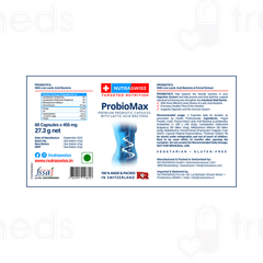 Nutraswiss Probiomax With Lacti Acid Bacteria Capsule 60