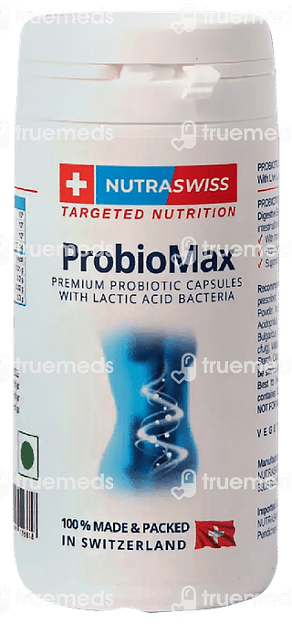 Nutraswiss Probiomax With Lacti Acid Bacteria Capsule 60