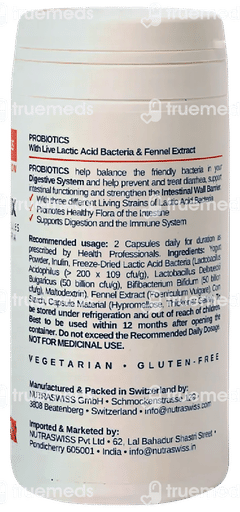 Nutraswiss Probiomax With Lacti Acid Bacteria Capsule 60