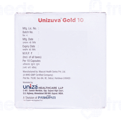 Unizuva Gold 10 Capsule 10