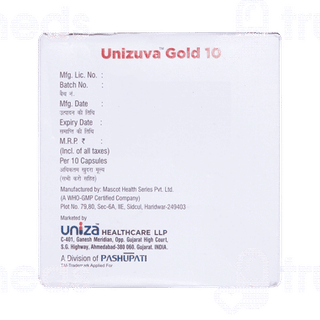 Unizuva Gold 10 Capsule 10