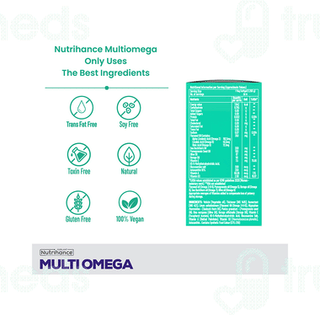 Jubilant Nutrihance Multi Omega 3-5-6-7-9 Sucrose Free Veg Capsule 30